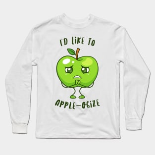 Green Apple Apologize Long Sleeve T-Shirt